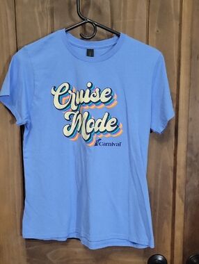 Gildan Light Blue "Cruise Mode" Graphic Tee - Women